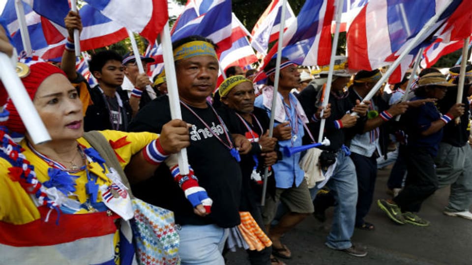 Demonstrationen in Bangkok.