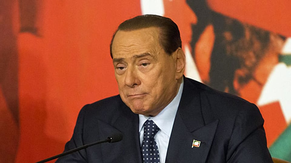 Silvio Berlusconi am 25. November in Rom - da war er noch Senator.