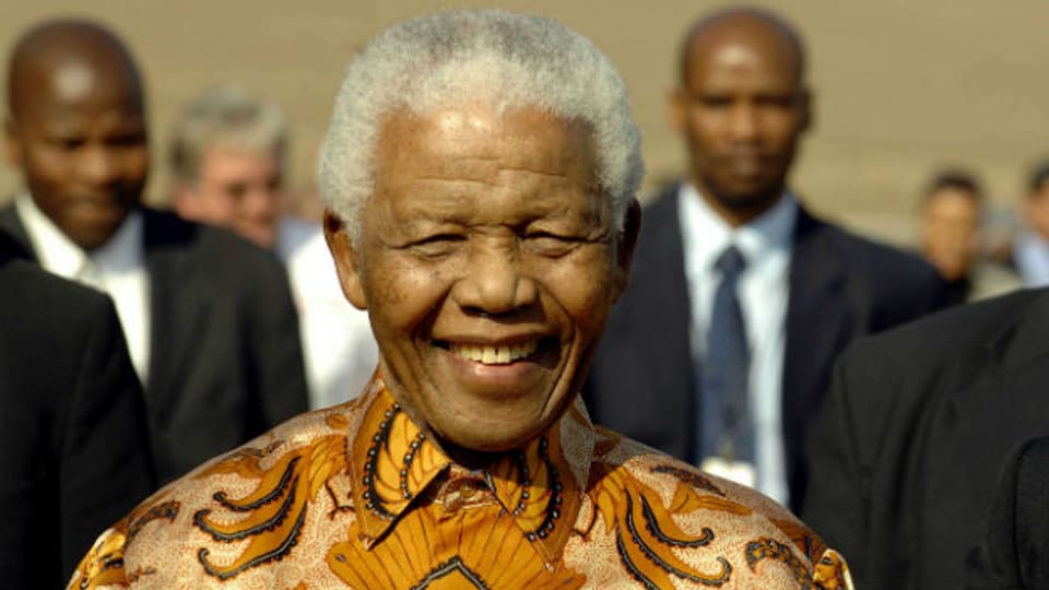  Nelson Mandela anlässlich seines 90. Geburtstages in seinem Heimatort Qunu (2008).
