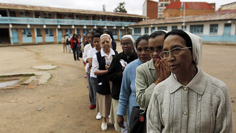Wahltag in der madegassischen Hauptstadt Antananarivo.
