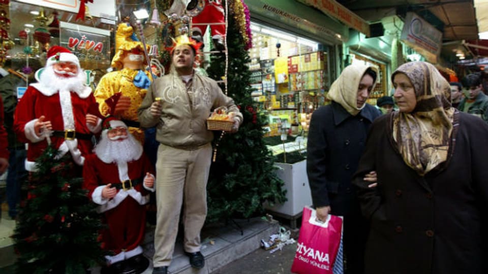 Weihnachtsstimmung in Istanbul.