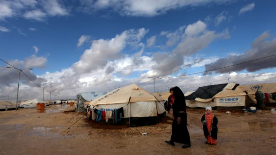 Syrisches Flüchtlingslager in Jordanien