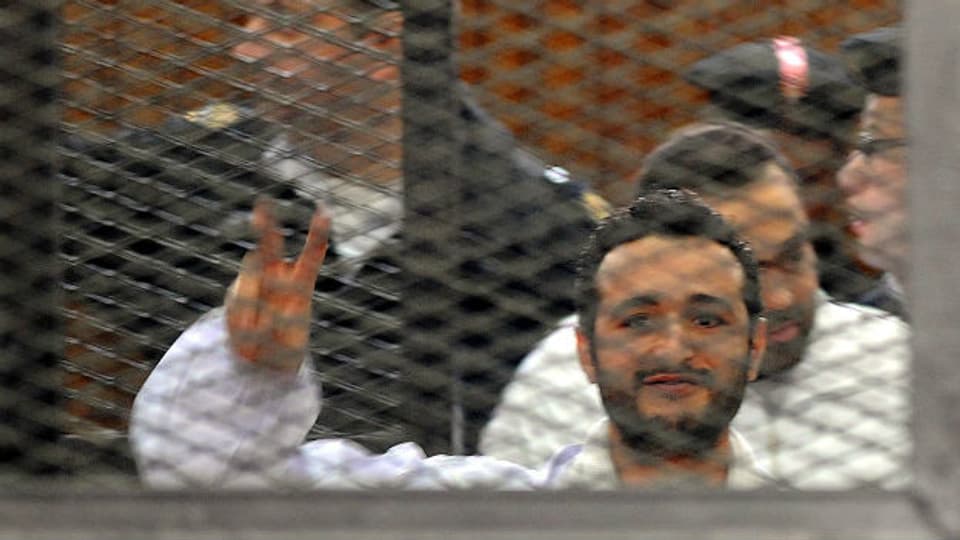 Ahmed Douma ist einer der drei verurteilten Aktivisten.