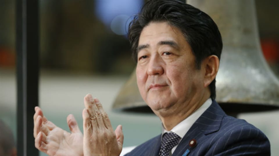 Shinzo Abe ist in China nicht willkommen.