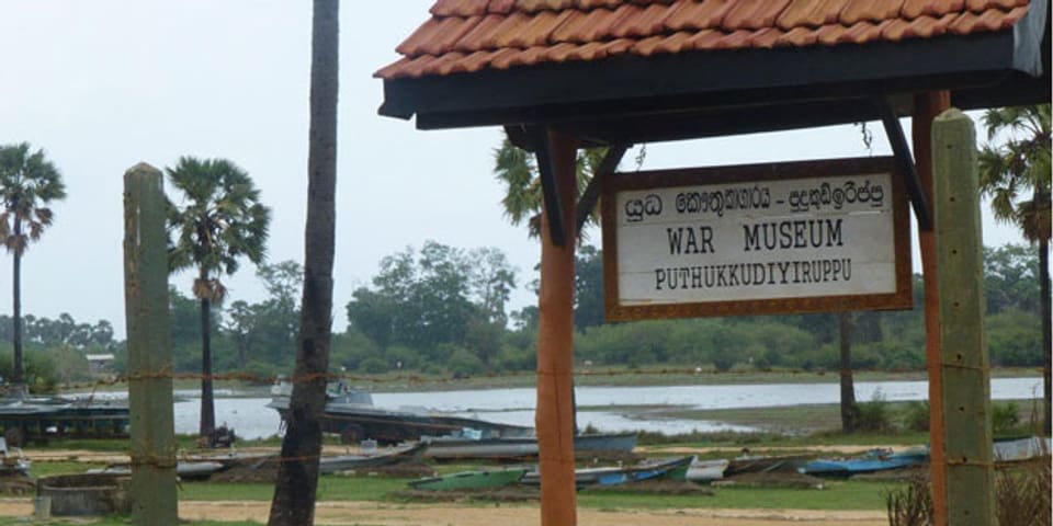 Das Kriegsmuseum wurde auf dem letzten Schlachtfeld errichtet.