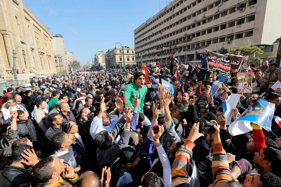 Demo am Ort des jüngsten Anschlages in Kairo