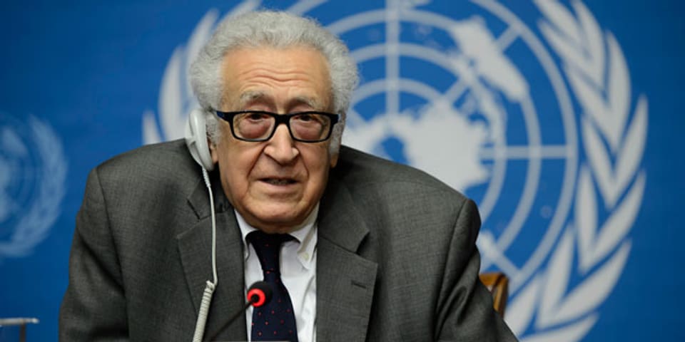 «Es ist eine riesige Chance für den Frieden, die nicht vertan werden darf», sagte der Vermittler Lakhdar Brahimi an der Internationalen Syrien-Konferenz in Genf.