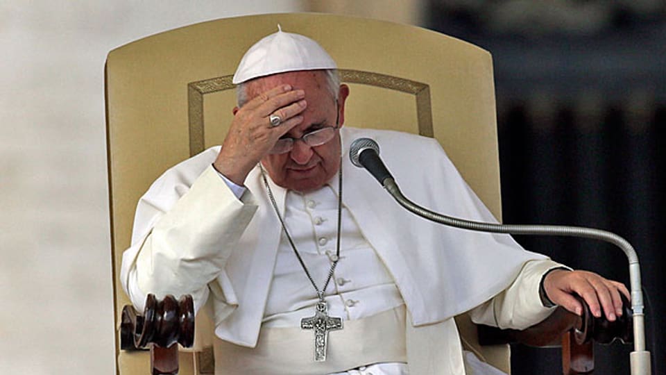 Papst Franziskus ist von der Uno zum Handeln gefordert.