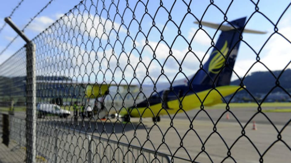 Die Regionalfluggesellschaft Skywork am Flughafen Belp.