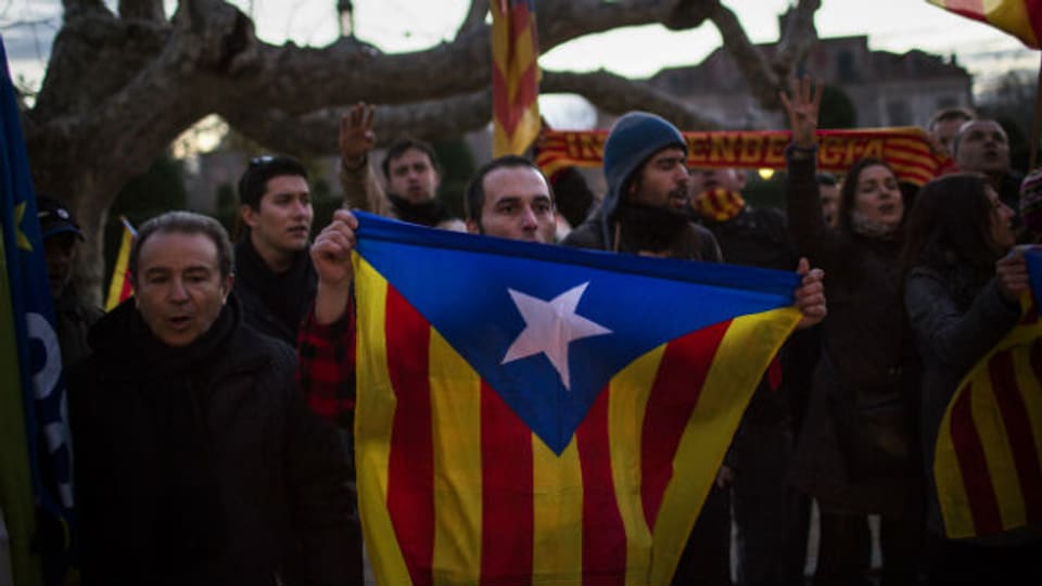 Katalanen demonstrieren für die Unabhängigkeit