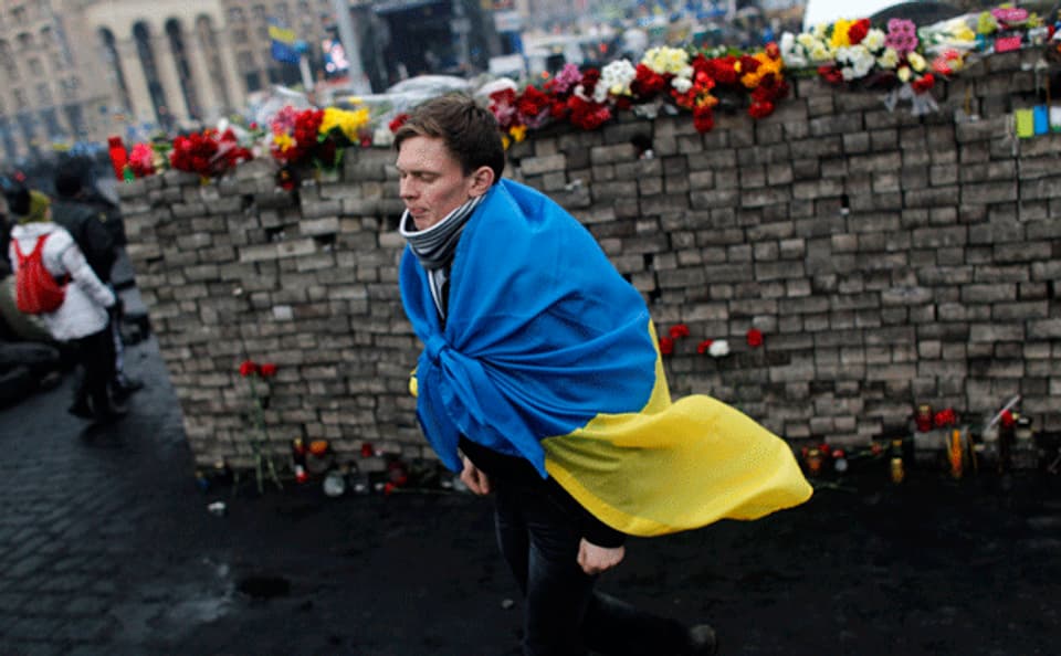 Gedenkfeier für getötete Oppositionelle auf dem Maidan