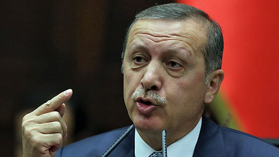 Der türkische Premier Erdogan ist der Korruption angeklagt.