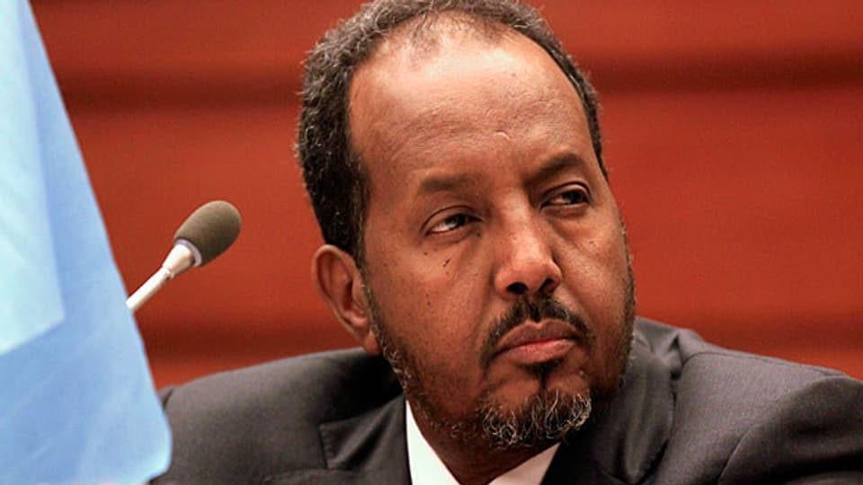 Der somalische Präsident Hassan Scheich Mohamud, auf einem Bild vom 31. Januar 2014.