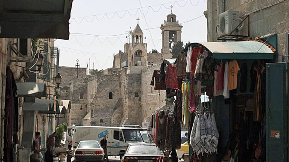 Etwa 20 Prozent der israelischen Staatsangehörigen sind Araber - christlichen und muslimischen Glaubens. Bild: Blick auf die Geburtskirche in Bethlehem.