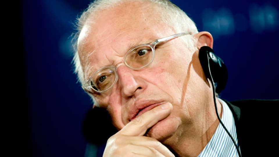  Günter Verheugen, früherer EU-Kommissar in Brüssel. Archivbild.