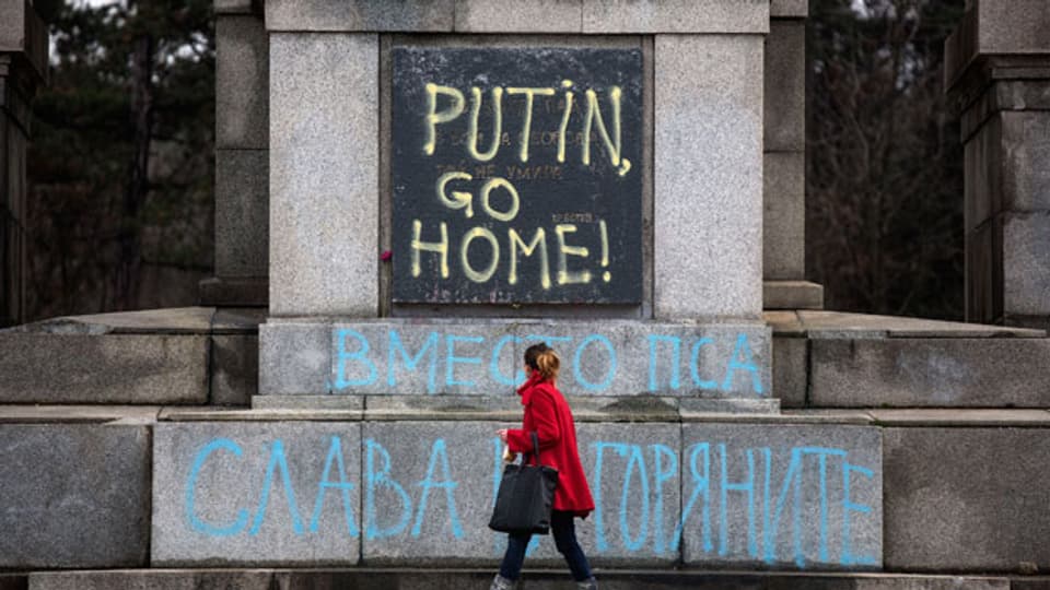 Es gab weltweit Proteste gegen die russische Besetzung der Krim.
