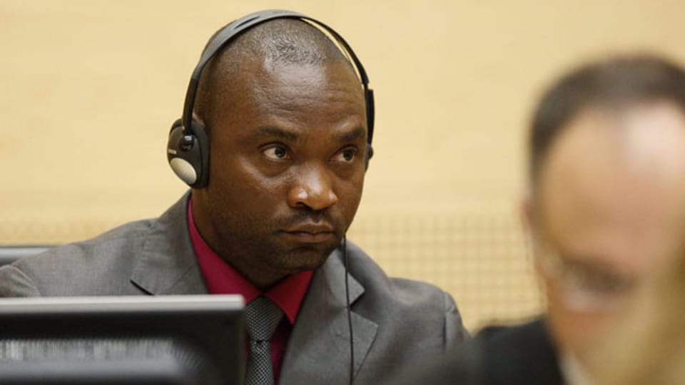 Germain Katanga im Gerichtssaal des Internationalen Strafgerichtshofs in Den Haag, Niederlande, am 15. Mai 2012.