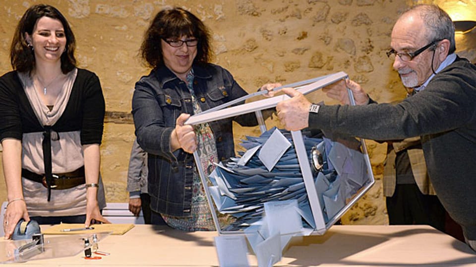 Nur etwa 40 Prozent der französischen Stimmberechtigten sind am Sonntag zur Urne gegangen.