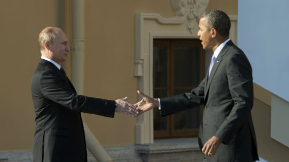 Da sprachen sie noch miteinander: Obama und Putin am G20-Gipfel in St. Petersburg (September 2013).