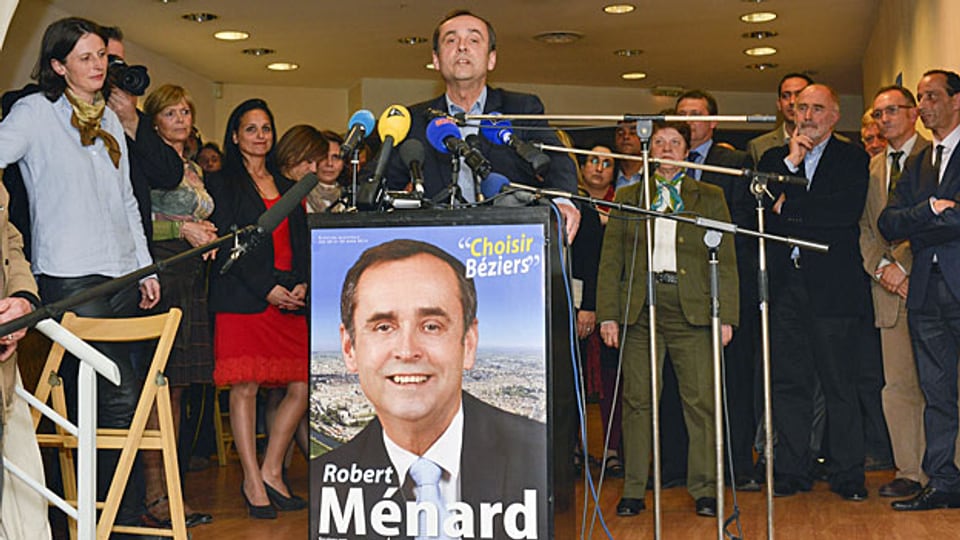 Robert Ménard, der neue Front National-Bürgermeister der Stadt Béziers im Süden Frankreichs.