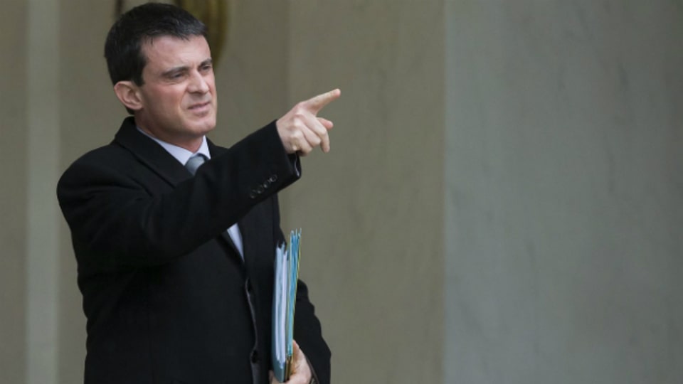 Im Januar noch Innenminister - jetzt Frankreichs Premier: Manuel Valls.