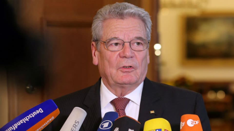 Der Deutsche Bundespräsident Joachim Gauck.