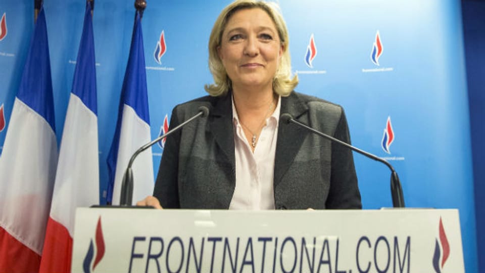 Marine Le Pen nach den Wahlerfolgen ihres Front National vom Wochenende.