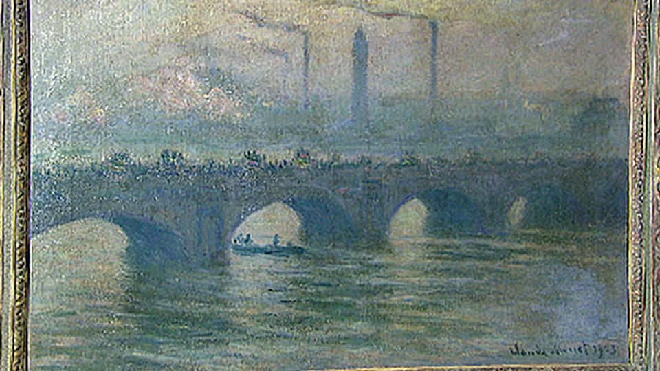 Eines der bei Cornelius Gurlitt gefundenen Werke, ein Ölgemälde von Claude Monet von 1903 aus der Serie Tower Bridge.