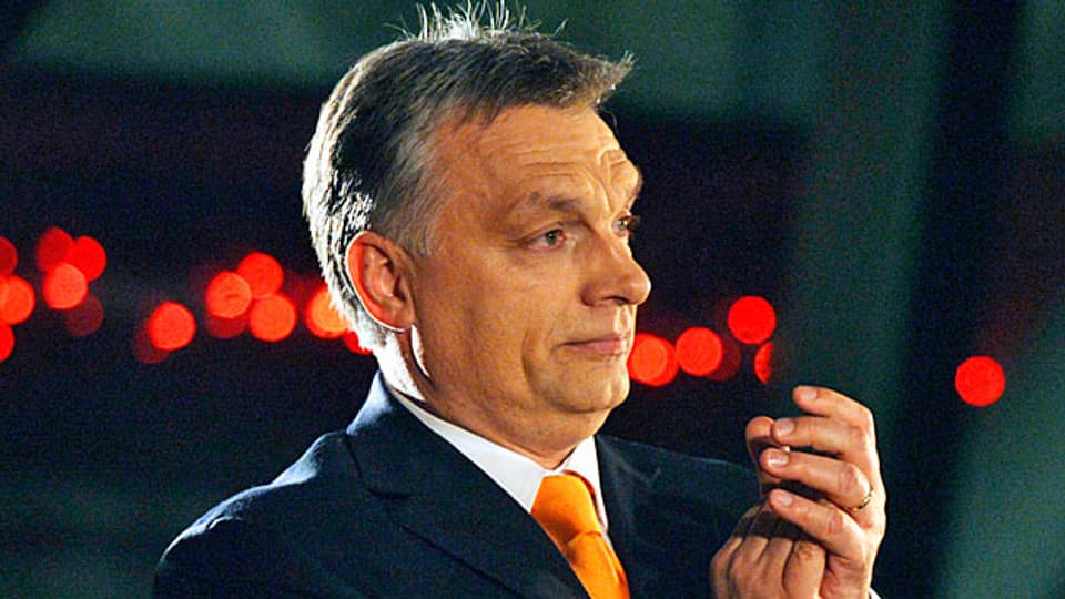Der ungarische Premier Viktor Orban riskiert viel mit seiner «unkonventionellen Wiirtschaftspolitik».