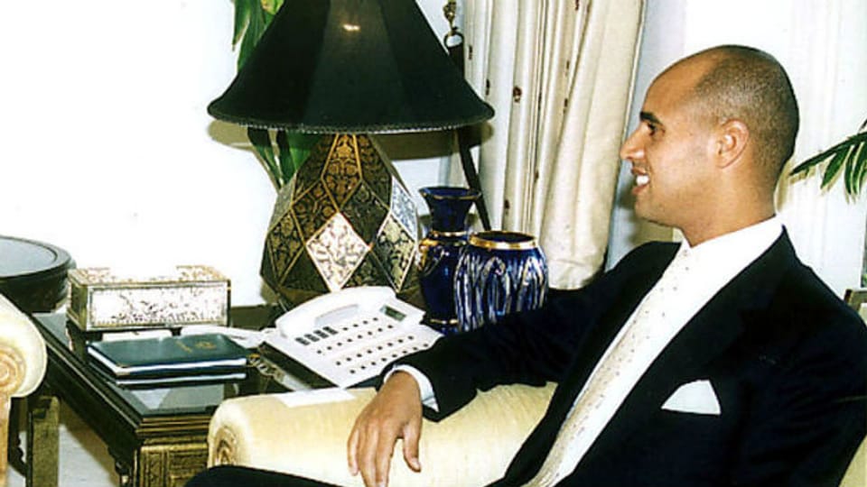 Saif al Islam, einer der Söhne von Muammar Ghadhafi im Jahr 2001.
