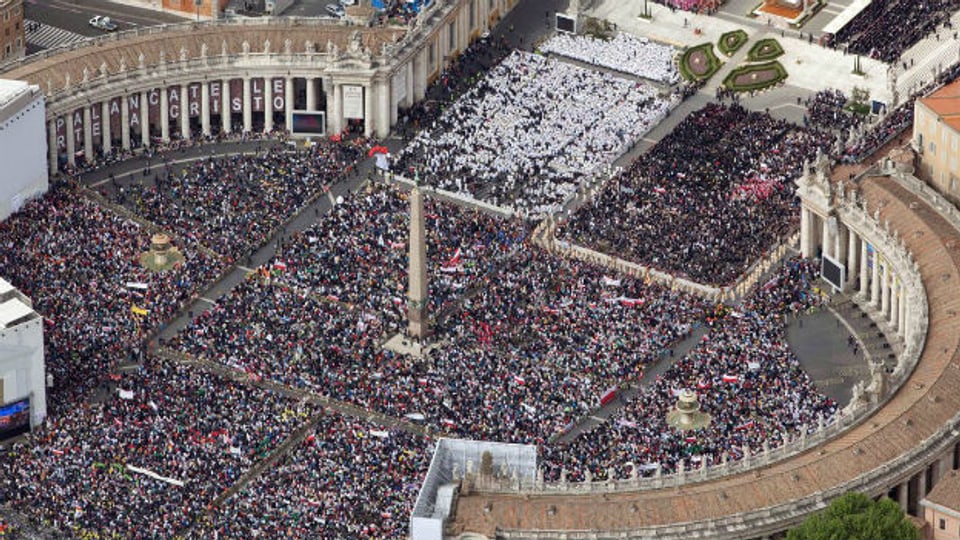 Rom erwartet am Samstag einen Grossandrang von Gläubigen.
