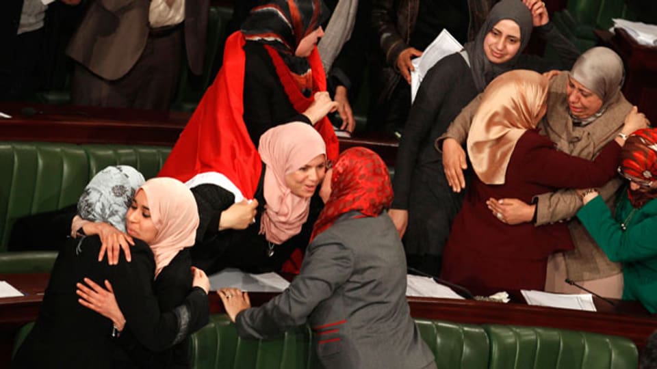 Frauen spielen im tunesischen Verfassungskonvent eine wichtige Rolle. Beinahe ein Drittel der Abgeordneten ist weiblich.