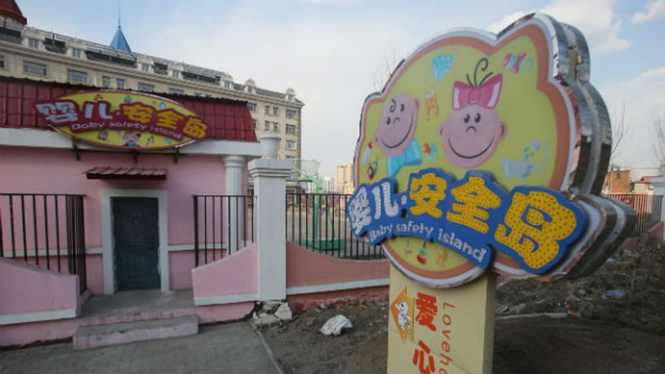 Babyklappe in China.
