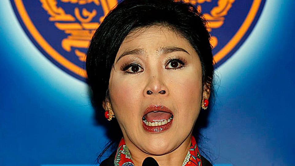 Die vom Verfassungsgericht abgesetzte thailändische Regierungschefin Yingluck Shinawatra.