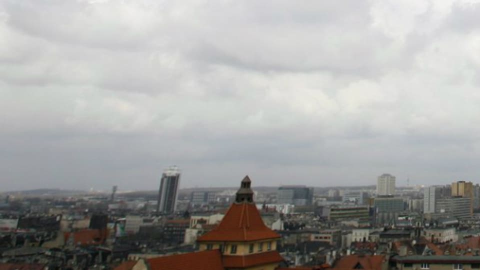 Der Blick über die Dächer von Katowice.