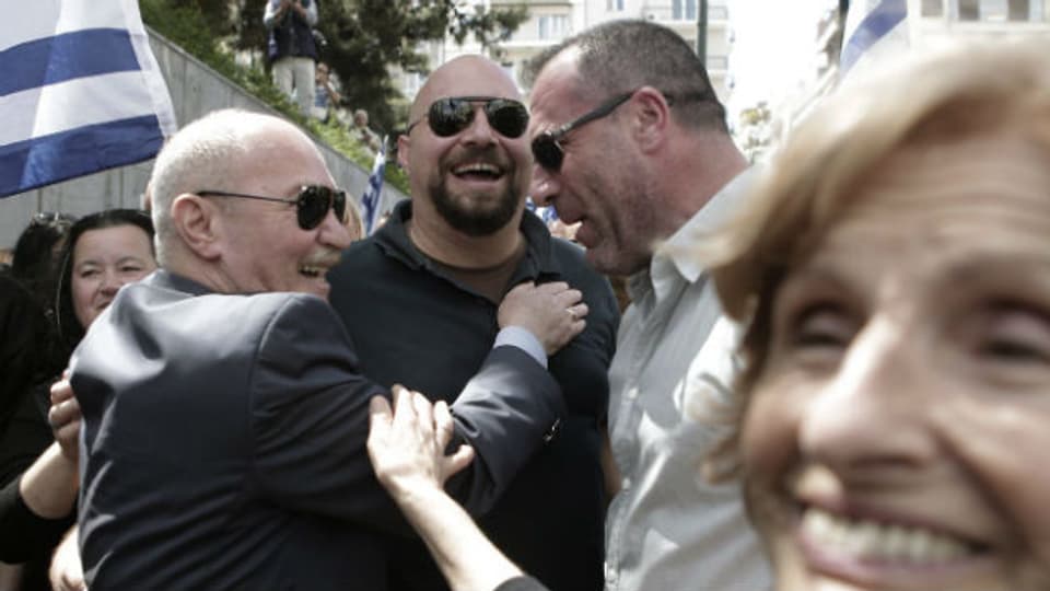 Trotz Gerichtsverfahren dürfen die griechischen Neofaschisten bei der EU-Wahl antreten.