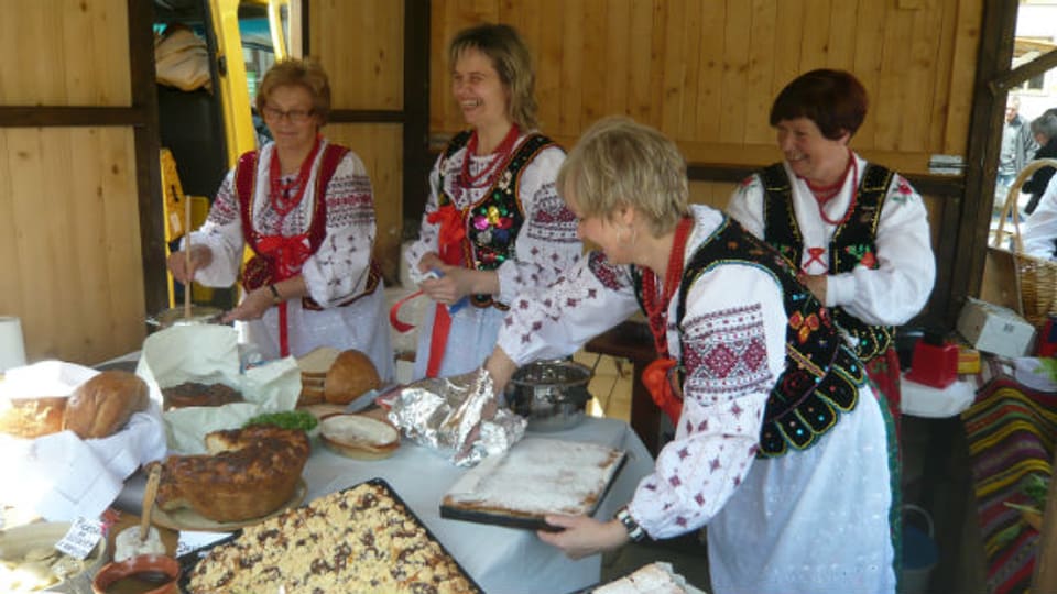 Schlesische Landfrauen auf dem Breslauer Markt