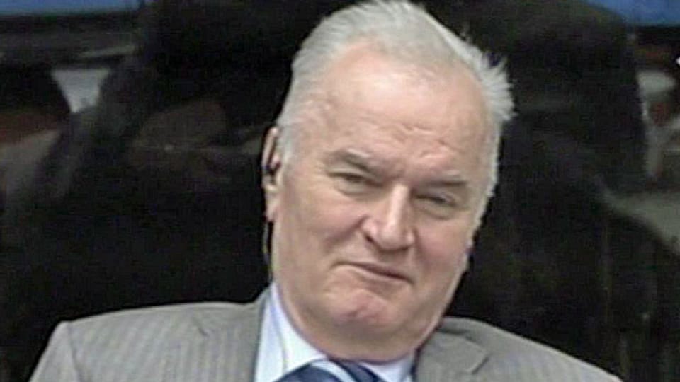 Ratko Mladic, Ende Januar 2014 vor dem Tribunal in den Haag.