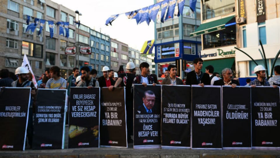 Anti-Erdogan-Kundgebung in der Türkei.