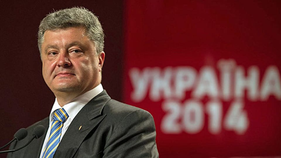Der neue Präsident der Ukraine: Petro Poroschenko.
