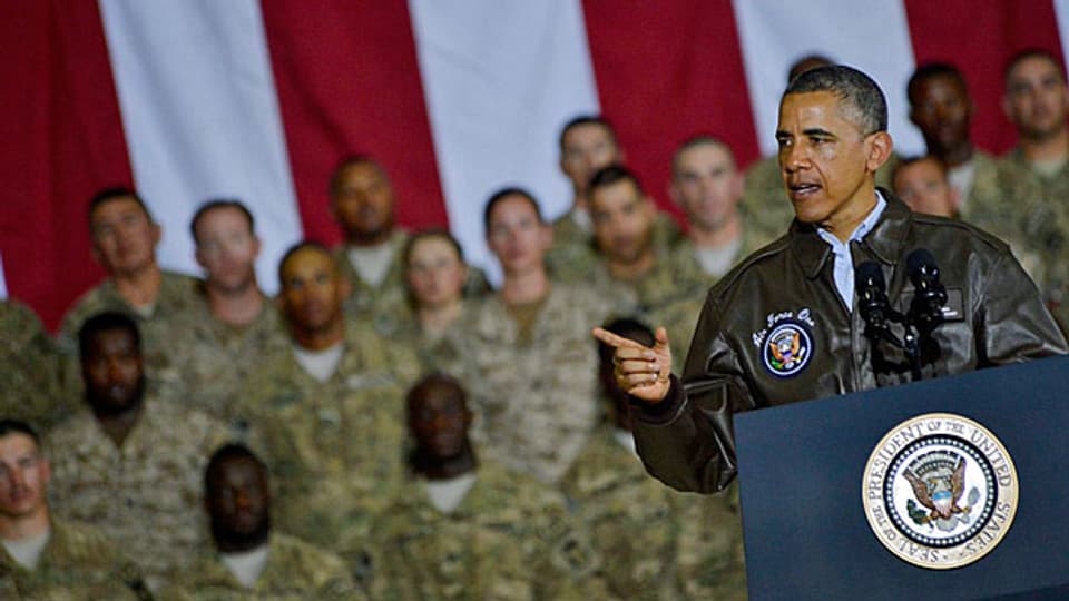 US-Präsident Obama hat am 25. Mai die US-Truppen in Afghanistan besucht.