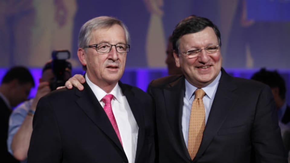 Der Herr links (Juncker) soll das Amt des Herrn rechts (Barroso) übernehmen – oder doch nicht?
