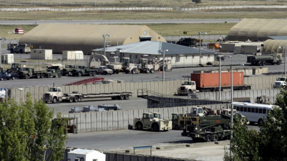 Die US-Militärbasis am Flughafen Manas in der kirgisischen Hauptstadt Bishkek.