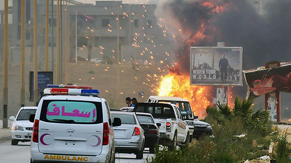 Nicht nur in der libyschen Stadt Benghasi (Bild vom 2. Juni) ist die Arbeit für IKRK-Helfer gefährlich.