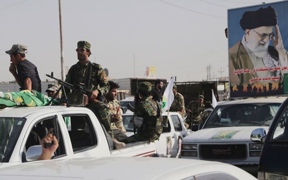 Schiitische Kämpfer in Basra