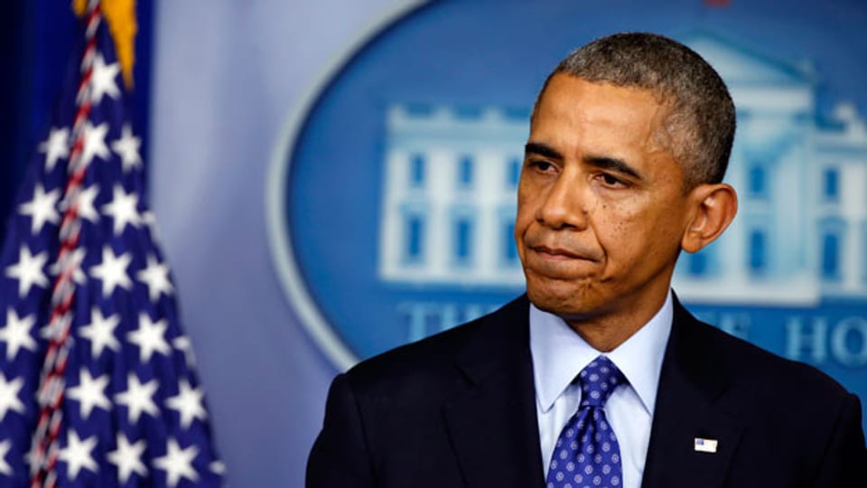 US-Präsident Barack Obama spricht über die Situation im Irak im Weissen Haus in Washington am 19. Juni 2014