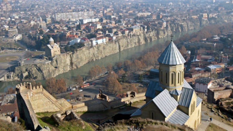 Der Blick über die Altstadt von Tiflis (Archivaufnahme 2004).