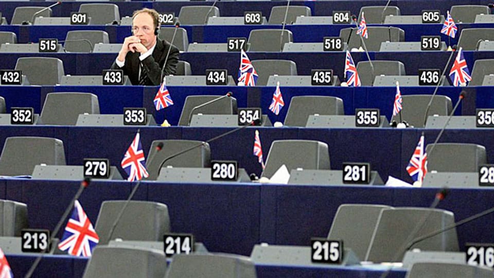 Am 2. Juli bleiben im Europa-Parlament in Strassburg die Sitze der britischen Ukip-Vertreter leer.
