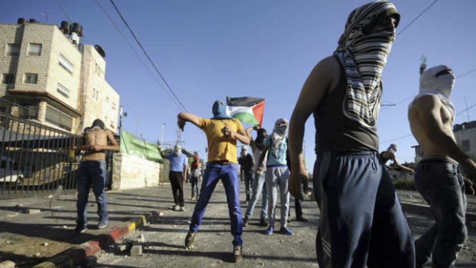 Heftige Zusammenstössen zwischen Paläsinensern und Israelis in Jerusalem.