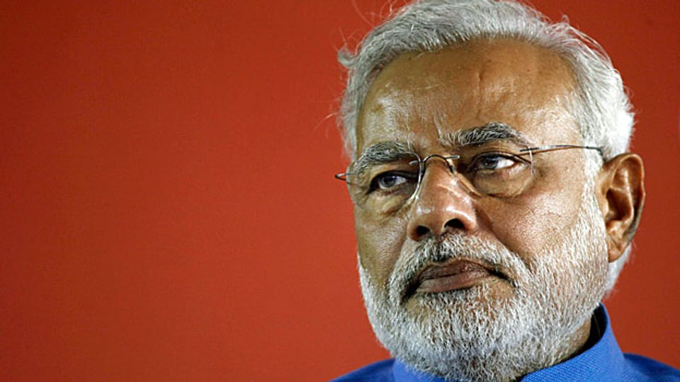 Indiens neuer Premier Narendra Modi. Wird er seine Wahlversprechen erfüllen können?
